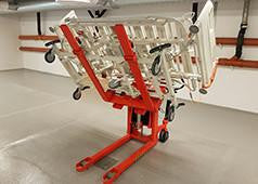 Unique solution for lifting and tilting of hospital beds from Logitrans