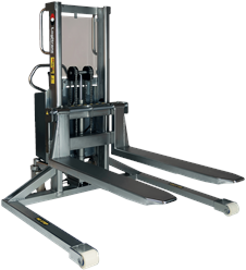 Electric Stacker, inox with Straddle Legs (EHSSI)