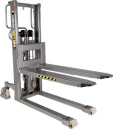 Manual Stacker, Inox + Straddle Legs (HIS, HSSI)
