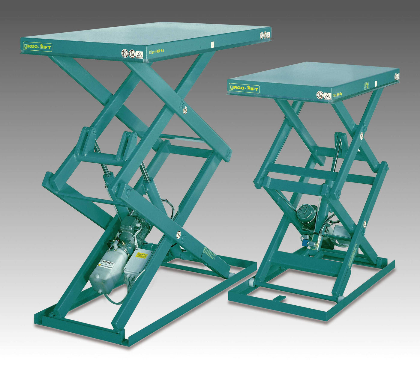 Models 2E - Double Scissor Lift Tables