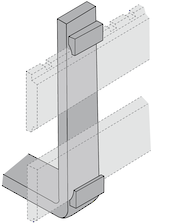 Forklift Forks, <br>Forks with ISO-/ FEM suspension